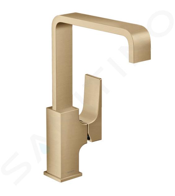 Hansgrohe Metropol - Waschtischarmatur mit Ablaufgarnitur Push-Open, Bronze gebürstet 32511140