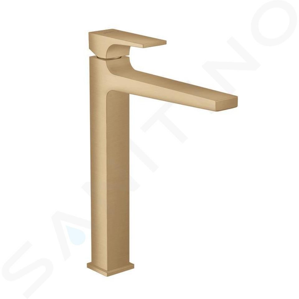 Hansgrohe Metropol - Waschtischarmatur mit Ablaufgarnitur Push-Open, Bronze gebürstet 32512140