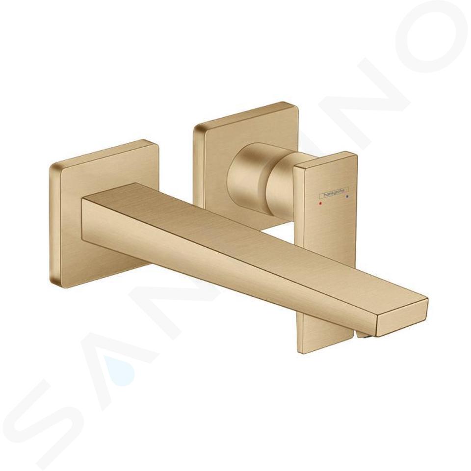 Hansgrohe Metropol - Baterie lavoar încastrată, instalare cu 2 găuri, bronz periat 32526140