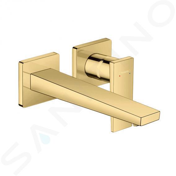 Hansgrohe Metropol - Miscelatore ad incasso per lavabo, montaggio a 2 fori, color oro lucido 32526990