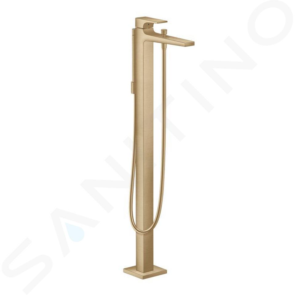 Hansgrohe Metropol - Mitigeur de baignoire, montage au sol, bronze brossé 32532140