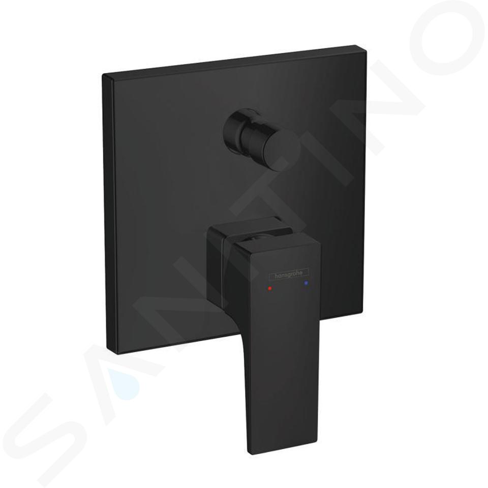 Hansgrohe Metropol - Miscelatore ad incasso per vasca da bagno con combinazione di sicurezza, nero opaco 32546670