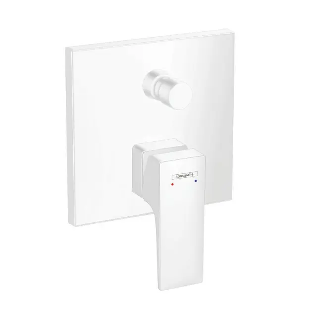 Levně Hansgrohe Metropol - Vanová baterie pod omítku s bezpečnostní kombinací, matná bílá 32546700