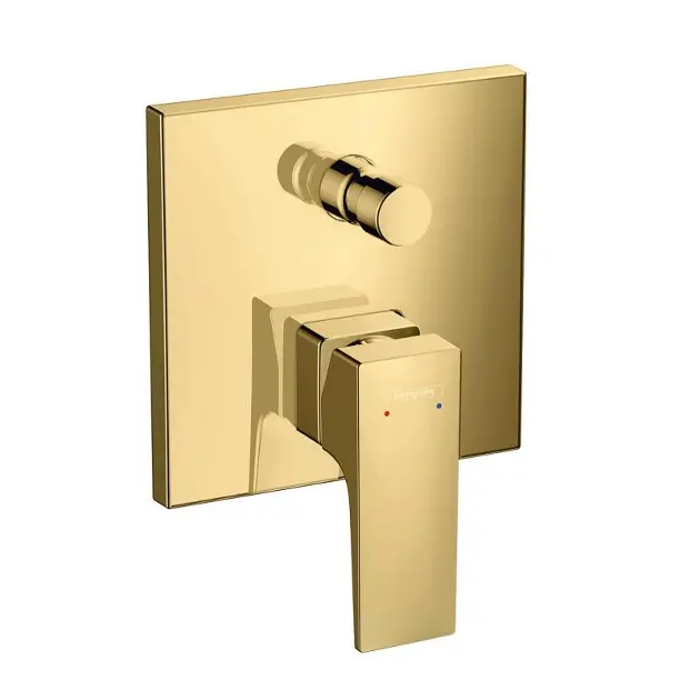 Levně Hansgrohe Metropol - Vanová baterie pod omítku s bezpečnostní kombinací, leštěný vzhled zlata 32546990