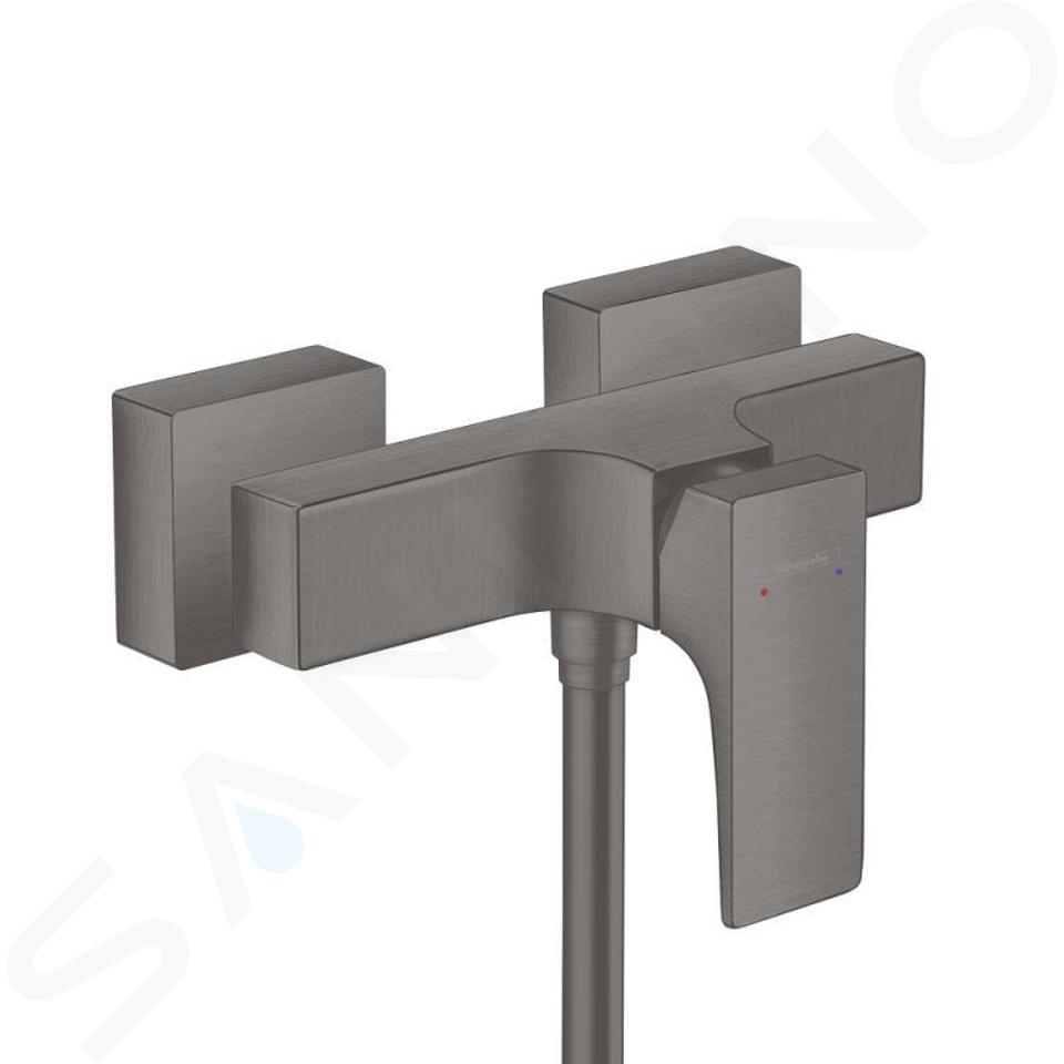 Hansgrohe Metropol - Miscelatore doccia, cromo nero spazzolato 32560340