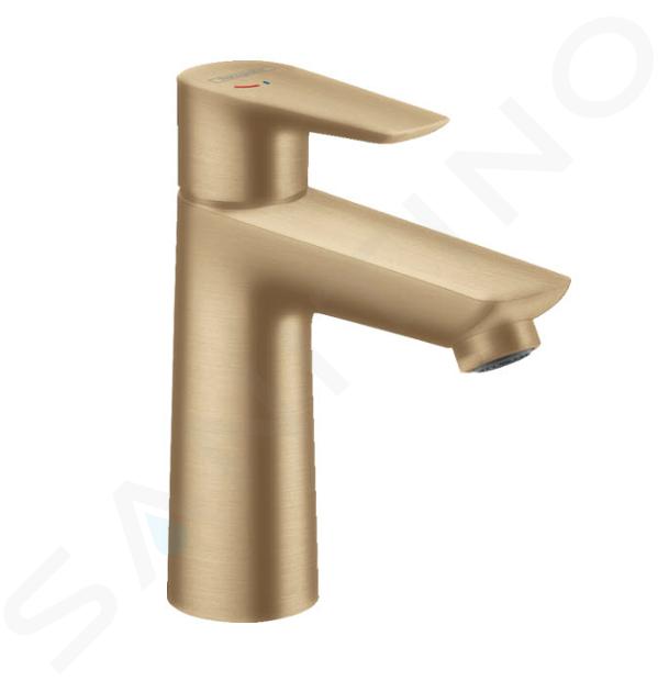 Hansgrohe Talis E - Wastafelkraan met waste, Coolstart, geborsteld brons 71713140