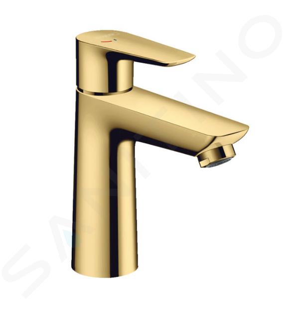 Hansgrohe Talis E - Miscelatore da lavabo con sistema di scarico, CoolStart, color oro lucido 71713990