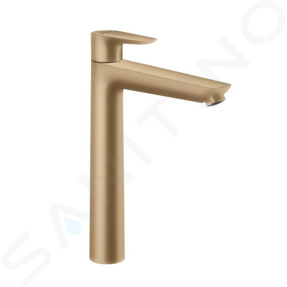 Hansgrohe Talis E - Wastafelkraan met afvoergarnituur, geborsteld brons 71716140