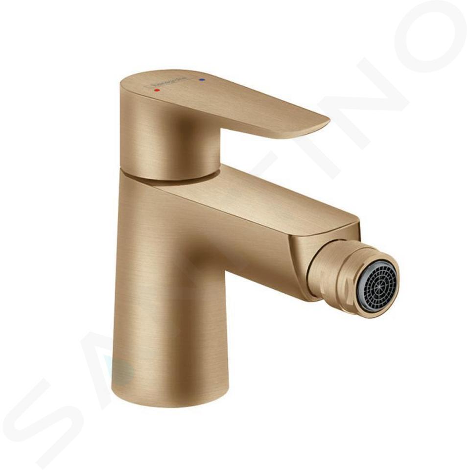 Hansgrohe Talis E - Grifo de bidé con desagüe, bronce cepillado 71720140