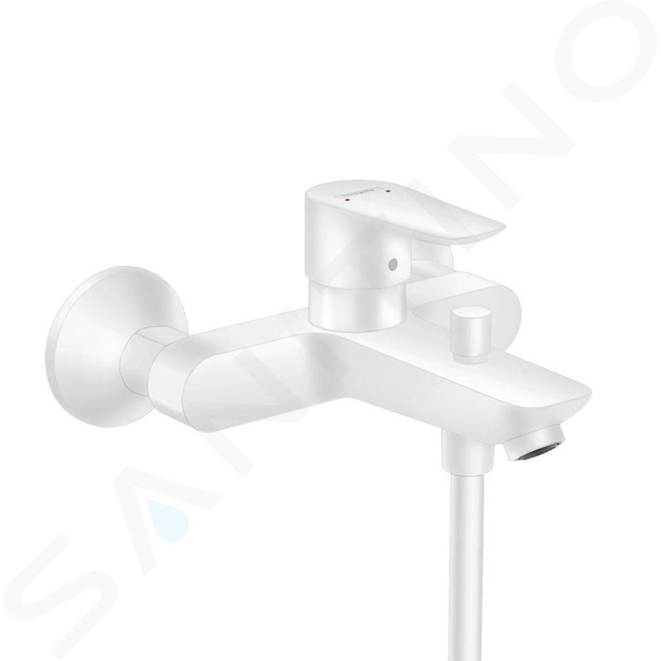 Hansgrohe Talis E - Miscelatore per vasca da bagno, bianco opaco 71740700