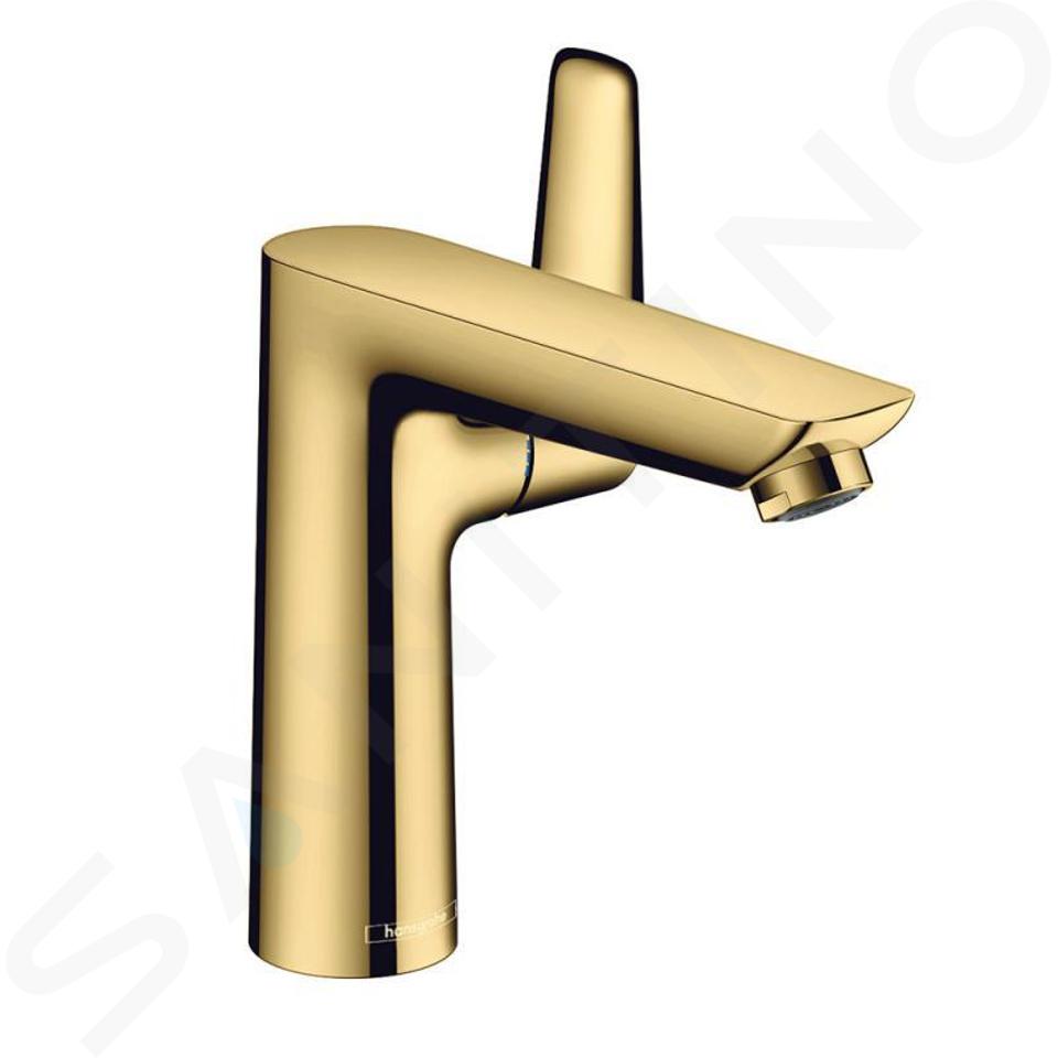 Hansgrohe Talis E - Waschtischarmatur mit Ablaufgarnitur, Gold poliert 71754990