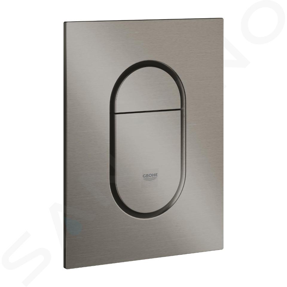 Grohe Arena Cosmopolitan S - Betätigungsplatte, Hard Graphite gebürstet 37624AL0