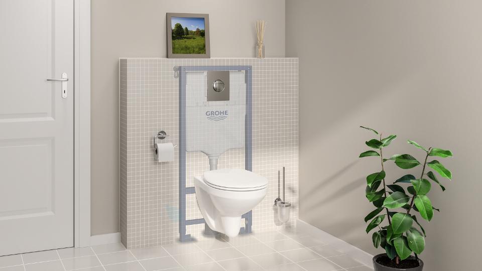 Grohe-Pack WC suspendu rapid SL avec cuvette soft-close complet