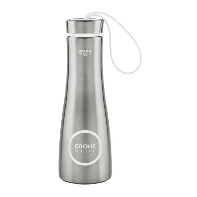 Grohe Blue Home - Thermo láhev, 450 ml, kartáčovaná nerez ocel 40848SD0