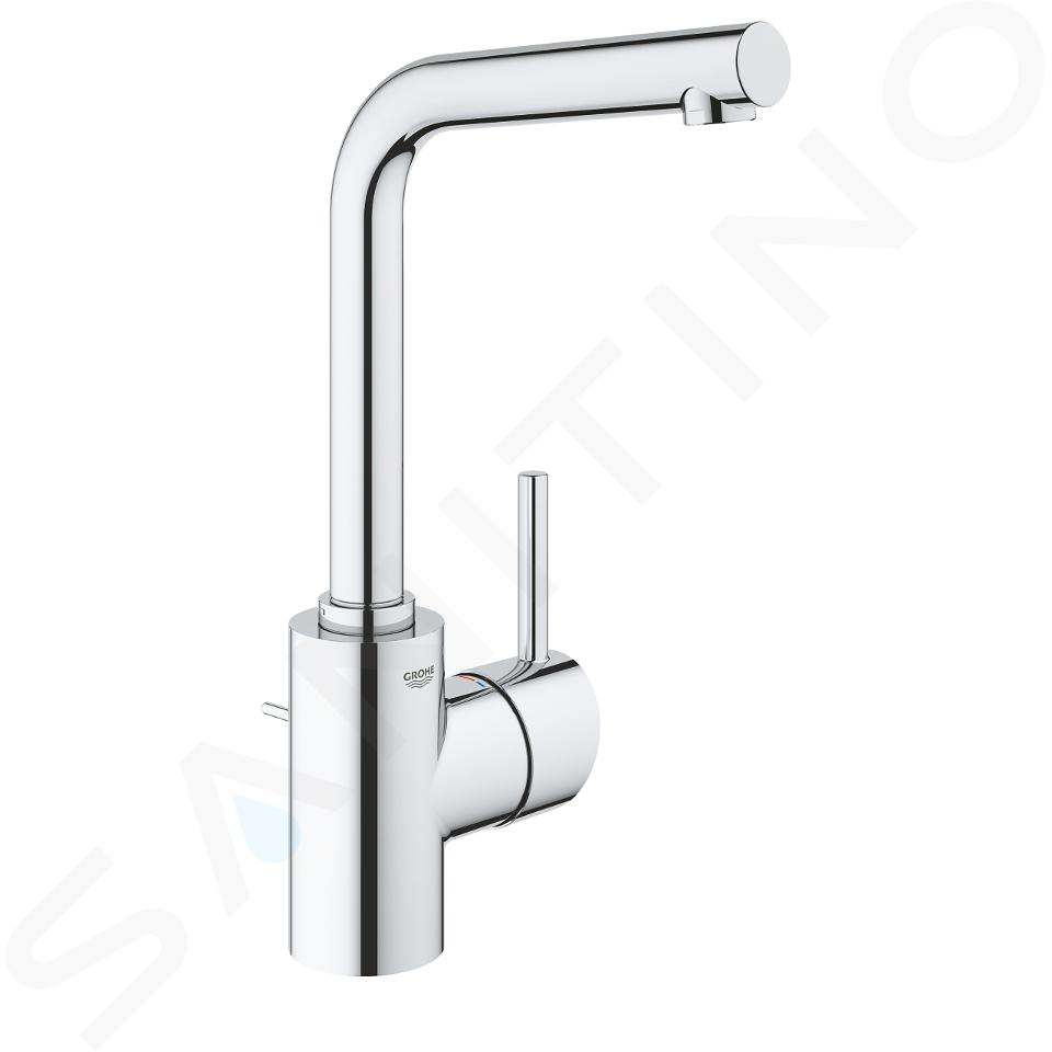 Grohe Concetto New - Bateria umywalkowa z odpływem, chrom 23739002