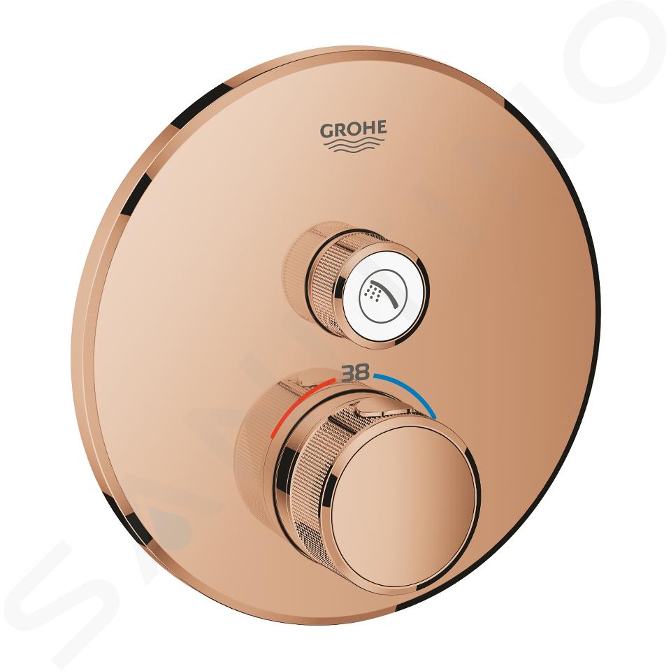 Grohe Grohtherm SmartControl - Podtynkowa termostatyczna bateria prysznicowa do obsługi jednego wyjścia wody, Warm Sunset 29118DA0