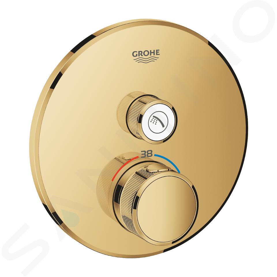 Grohe Grohtherm SmartControl - Grifo empotrado termostático de ducha con una válvula, Cool Sunrise 29118GL0