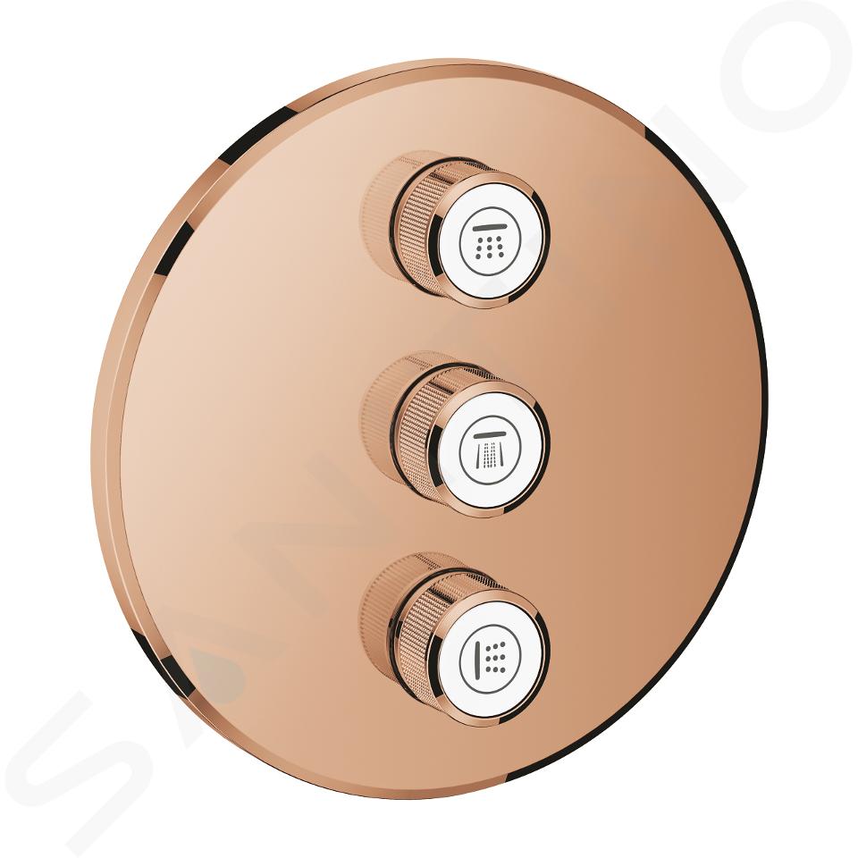 Grohe Grohtherm SmartControl - Háromirányú rejtett vezérlő, Warm Sunset 29122DA0