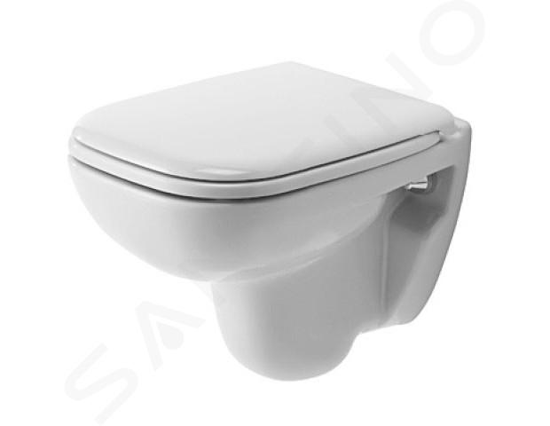 Duravit D-Code - Toaletă suspendată, cu HygieneGlaze, alb alpin 22110920002