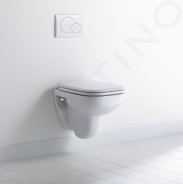 Duravit D-Code - WC suspendu, avec HygieneGlaze, blanc alpin 22110920002