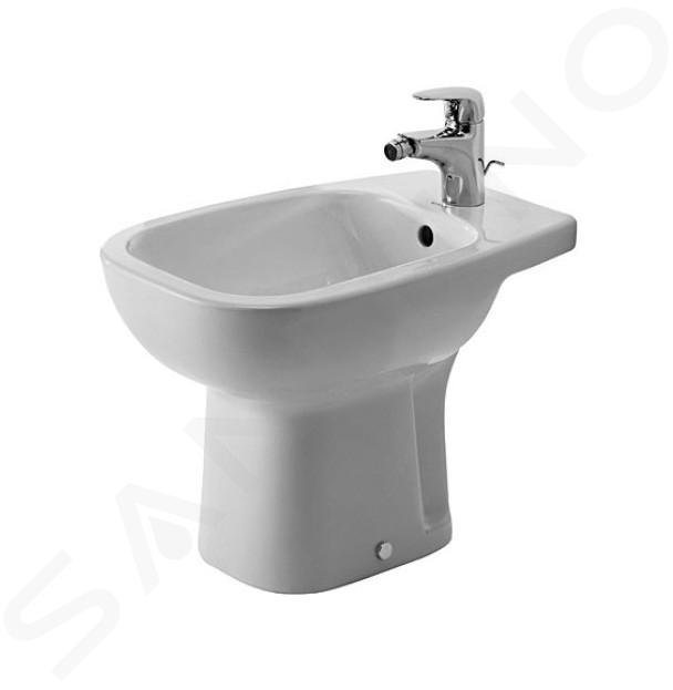 Duravit D-Code - Stojící bidet, 350x540 mm, otvor pro baterii, bílá 22381000002