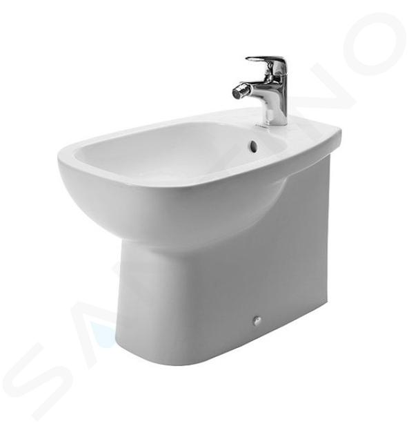 Duravit D-Code - Stojící bidet, 360x560 mm, otvor pro baterii, bílá 22411000002