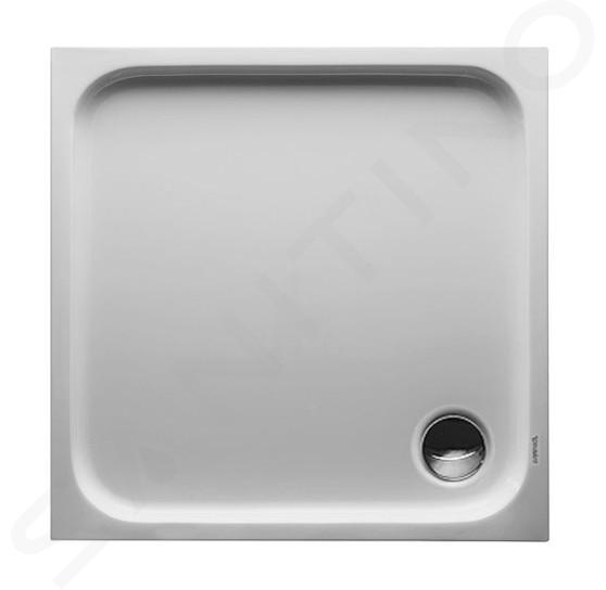 Duravit D-Code - Brodzik 80x80 cm, antypoślizgowy, kolor alpejski 720101000000001