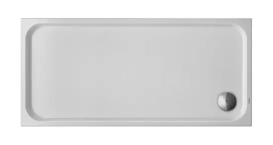 Duravit D-Code - Receveur de douche 1600x750 mm, Antislip, blanc alpin 720164000000001