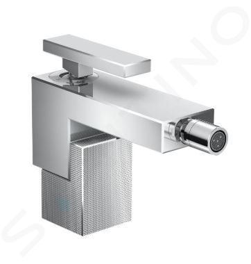 Axor Edge - Bidetkraan met afvoergarnituur, chroom/diamond cut 46211000