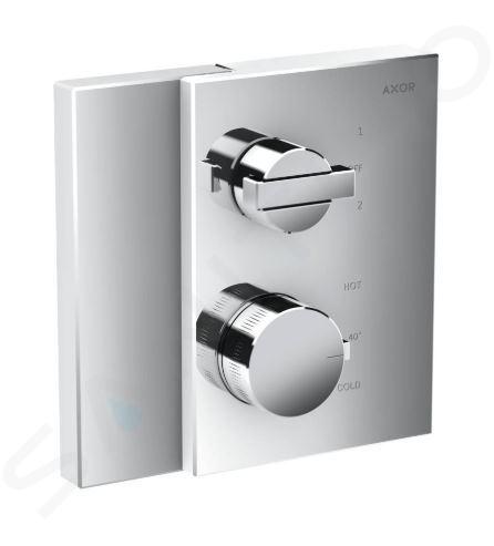 Axor Edge - Robinet thermostatique encastré pour 2 sorties, chrome 46760000