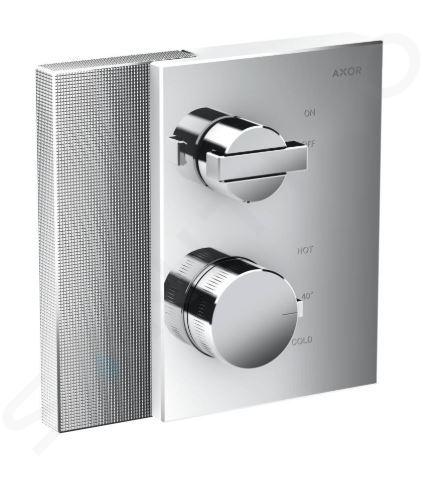 Axor Edge - Robinet thermostatique encastré, chrome/coupe diamant 46751000