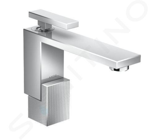 Axor Edge - Wastafelkraan met afvoergarnituur, chroom/diamond cut 46011000