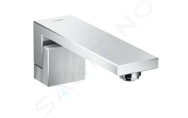 Axor Edge - Bocca di erogazione per vasca da bagno, cromo/taglio a diamante 46411000