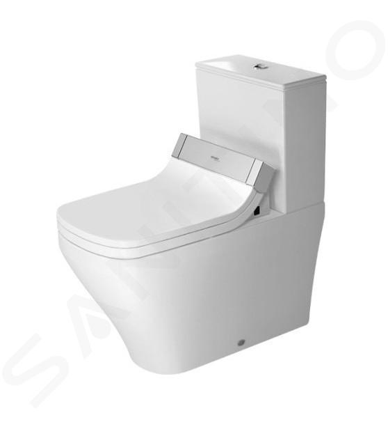 Duravit DuraStyle - Taza de inodoro completo para SensoWash, desagüe Vario, con HygieneGlaze, blanco alpino 2156592000