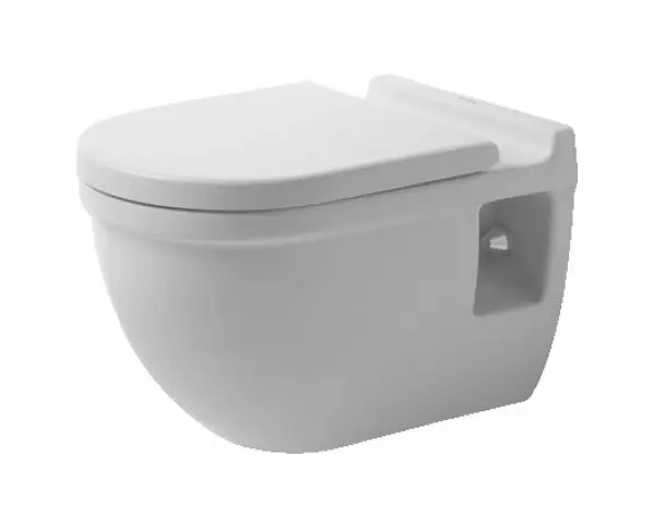 Levně Duravit Starck 3 - Závěsné WC, s HygieneGlaze, bílá 2215092000