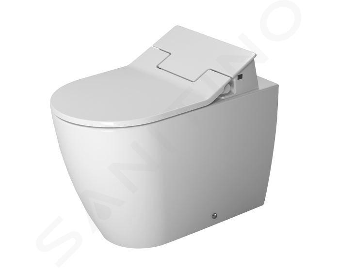 Duravit ME by Starck - Stojící WC pro SensoWash, s WonderGliss, alpská bílá 21695900001