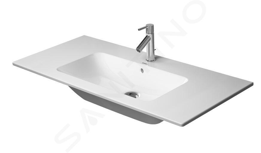 Duravit ME by Starck - Lavabo da mobile 1030x490 mm, senza foro per miscelatore, bianco alpino 2336100060