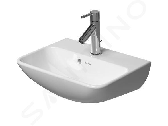 Duravit ME by Starck - Umywalka 45x32 cm, z WonderGliss, biel alpejska 07194500101