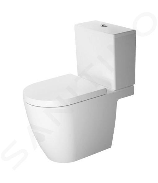 Duravit ME by Starck - Miska WC wielofunkcyjna, odpływ tylny, biała 2172090000