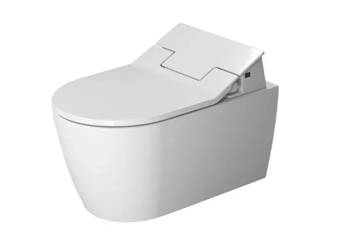 Levně Duravit ME by Starck - Závěsné WC pro bidetové sedátko SensoWash, s WonderGliss, alpská bílá 25285900001