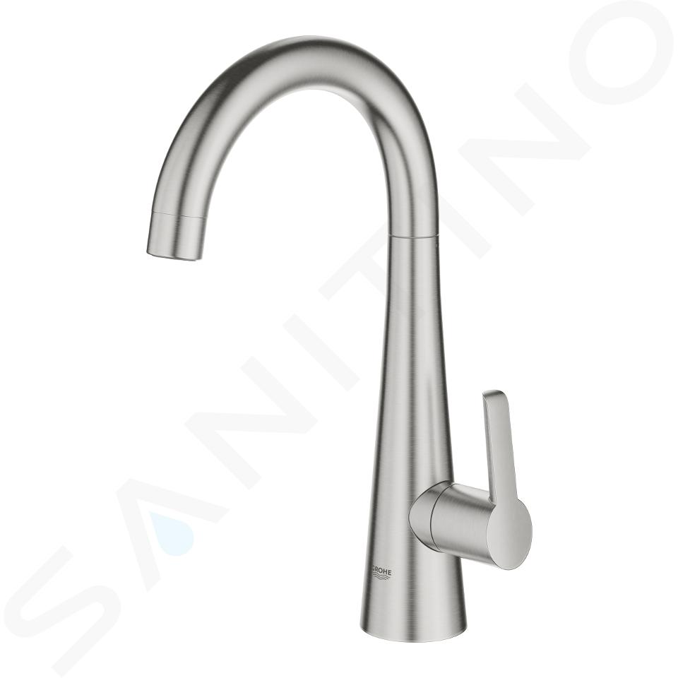 Grohe Zedra - Ventil chiuvetă pentru apă filtrată, supersteel 30026DC2