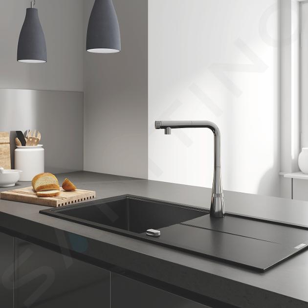 GROHE 33893002 Zedra Grifo de cocina extraíble cromado