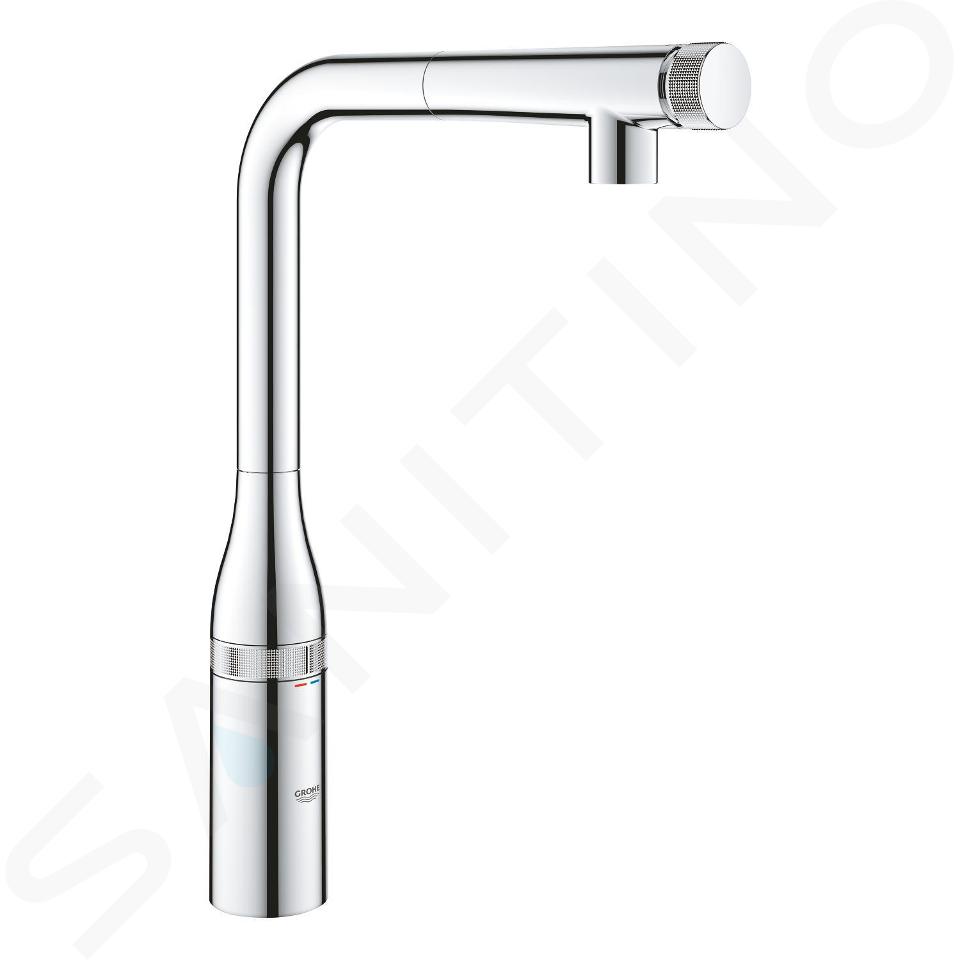 Grohe Essence SmartControl - Spültischarmatur mit ausziehbarem Auslauf, SmartControl, verchromt 31615000