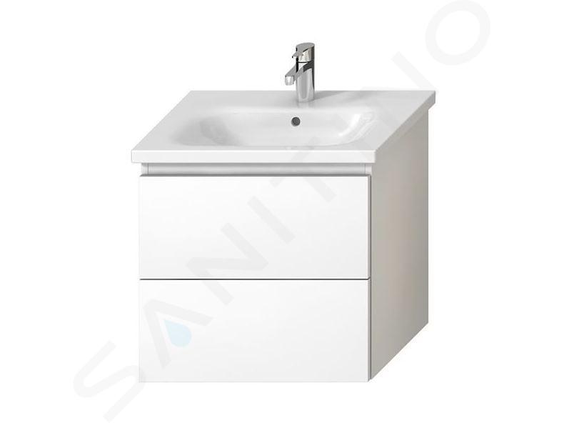 Jika Mio-N - Meuble pour lavabo 61x59x45 cm, blanc H40J7154015001