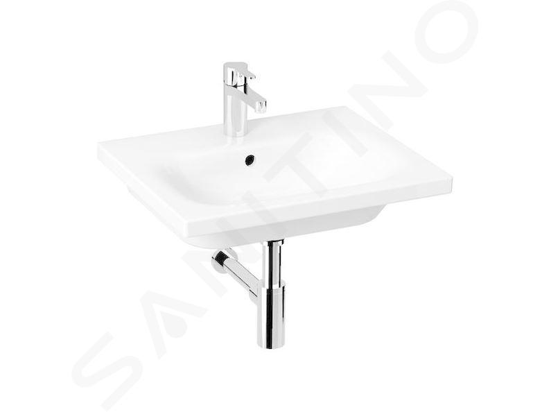 Jika Mio-N - Lavabo 550x450 mm, con troppopieno e foro per miscelatore, bianco H8127120001041