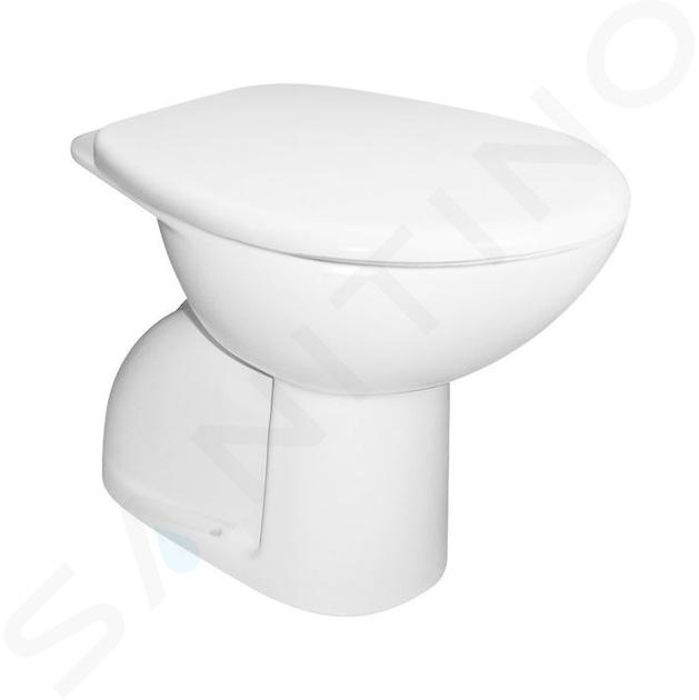 Jika Zeta Plus - Stojace WC, zvislý odpad, Dual Flush, biela H8227470000001