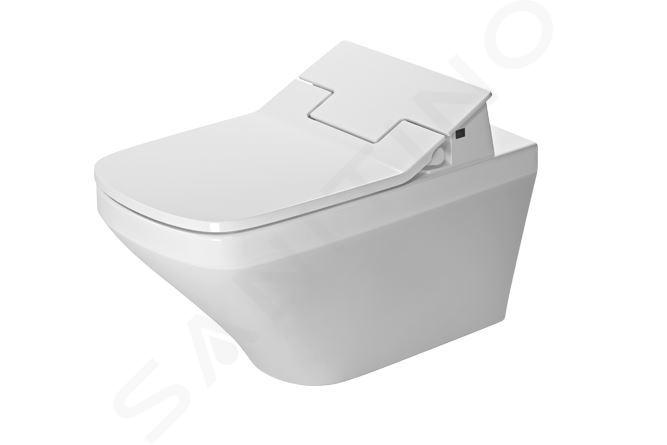 Duravit DuraStyle - Sedile bidet elettronico SensoWash Slim con vaso, Rimless, SoftClose, bianco alpino 631001002004300