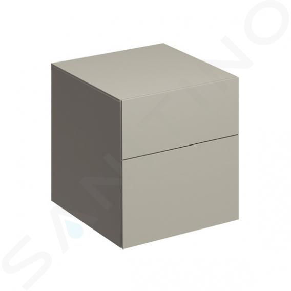 Geberit Xeno 2 - Mobiletto laterale 450x510 mm con cassetti, grigio-beige 500.504.00.1