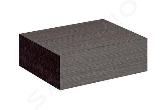 Geberit Xeno 2 - Meuble latéral 580x200 mm avec tiroirs, gris 500.507.43.1