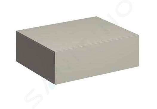 Geberit Xeno 2 - Armario lateral 580x200 mm con cajón, taupe 500.507.00.1